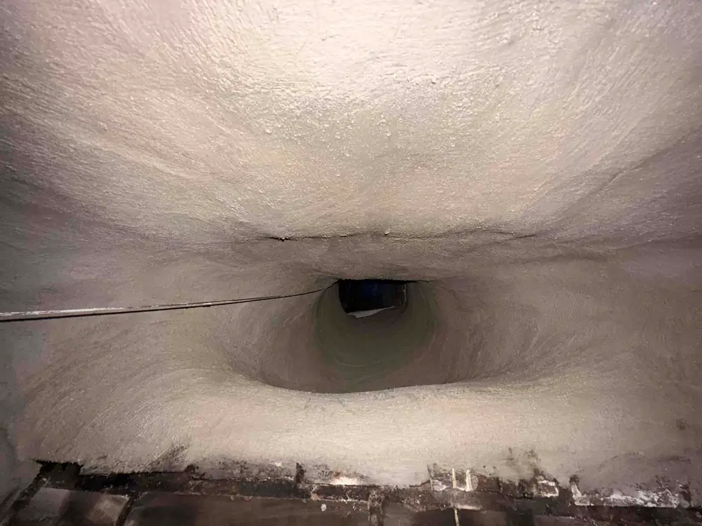 Smoke Chamber Parging — Masonry & Rebuilds by Chesapeake Chimney in Southern Maryland