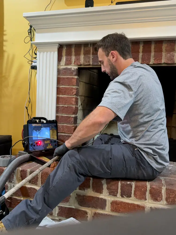 Our Technicians at Work — Our Technicians at Work by Chesapeake Chimney in Southern Maryland