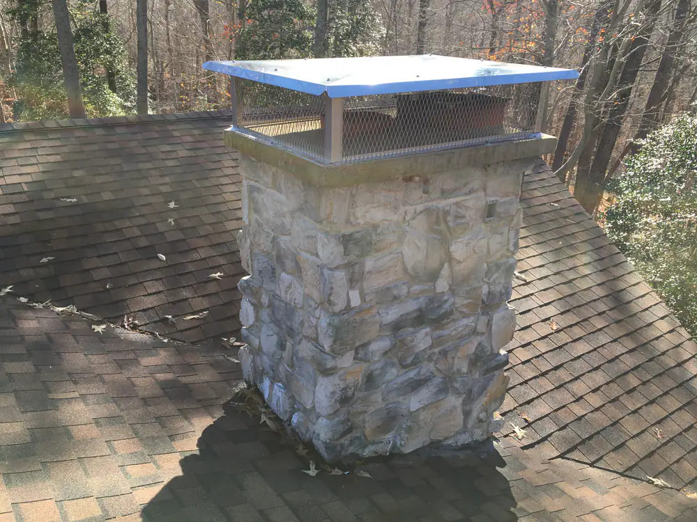 Cricket Installation, before — Chesapeake Chimney