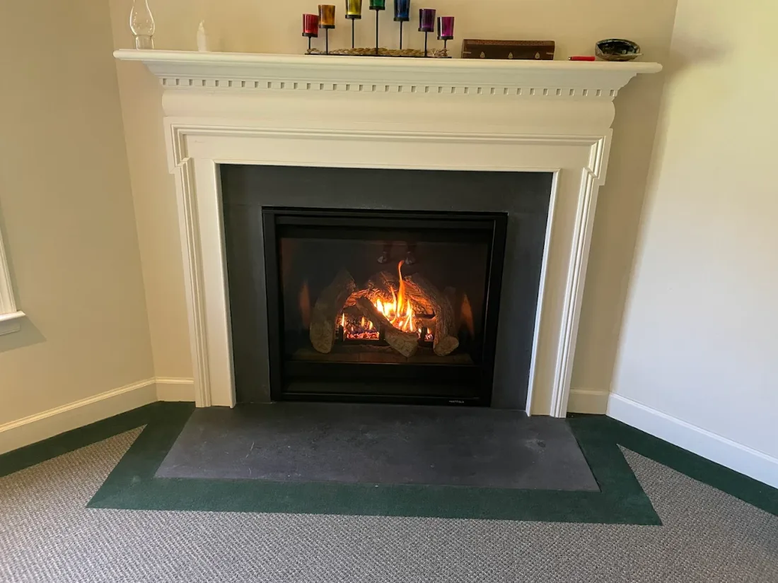 Gas insert installation — Chesapeake Chimney project in Southern Maryland